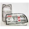 Image 1 : WORKING LED TAILLIGHTS W/CHROME BEZELS DODGE RAM