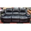 Image 1 : LEATHERETTE RECLINING SOFA