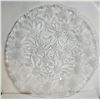 Image 1 : SHALLOW 15" DIAMETER CLEAR PRESSED GLASS
