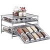 Image 2 : 3 TIER SPICE RACK ORGANIZER HOLDS 30 BOTTLES