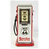 Image 1 : WOODEN ROUTE 66 GAS PUMP CABINET