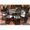 Image 1 : SOLID MARBLE TABLE WITH 10 CHAIRS
