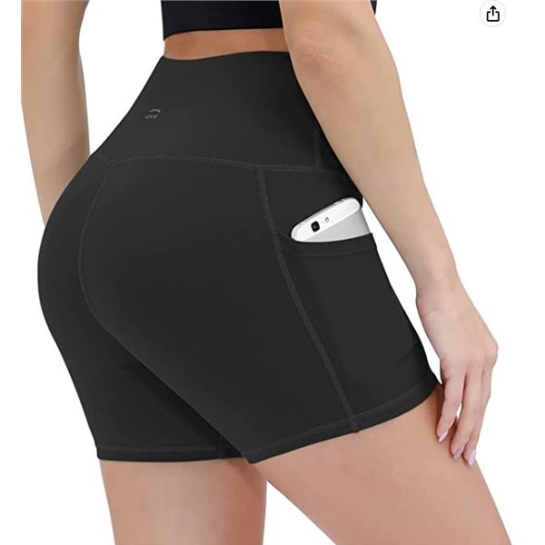 NEW BUTT LIFTING HIGH WAISTED YOGA SHORTS WITH