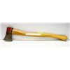 Image 1 : POLICE SEIZURE - LARGE AXE WITH WOOD HANDLE