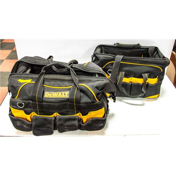 POLICE SEIZURE - 2 DEWALT TOOLS BAGS WITH TOOLS