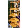 Image 1 : FIVE TIER WOOD CORNER SHELF