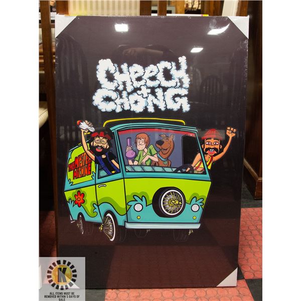 CHEECH AND CHONG CANVAS WALL ART 24