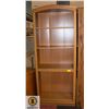 Image 1 : WOODEN SHELF/STORAGE UNIT APPROX H-74" W-12.5"