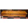 Image 1 : WOODEN BENCH W/LOWER STORAGE H-15.5" W-16" L-75.5"