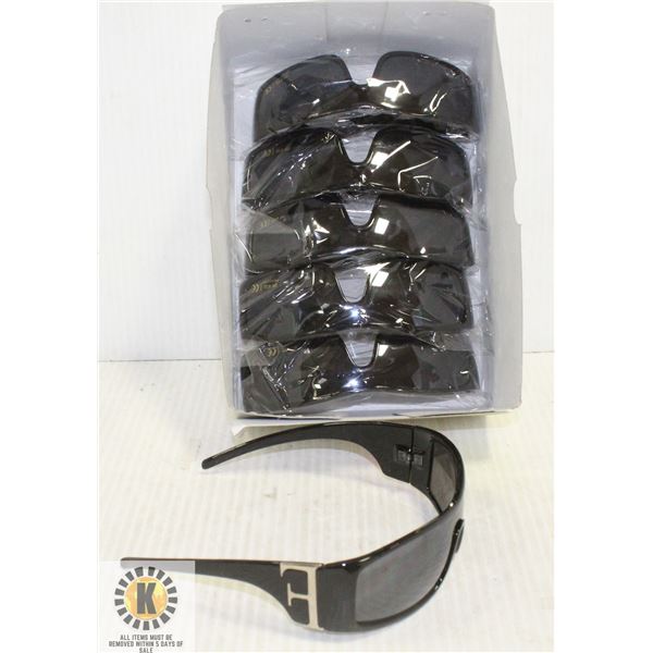 BOX OF 6 BLACK FENDI REPLICA FASHION SUNGLASSES