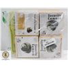Image 1 : LOT OF 4 DUMMY SECURITY CAMERAS WITH SIGNAGE