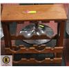 Image 1 : WOODEN WINE RACK