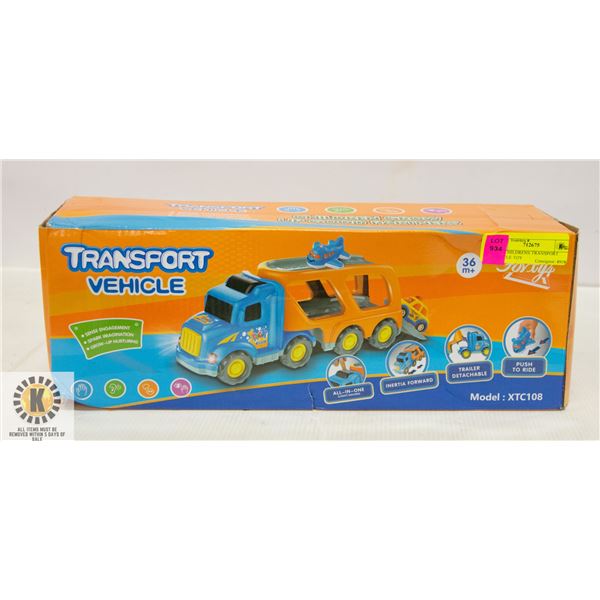 NEW CHILDRENS TRANSPORT VEHICLE TOY