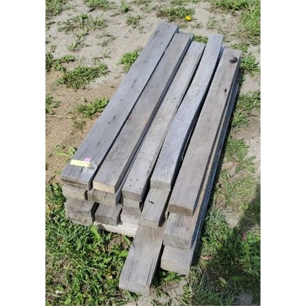 PALLET OF 2X4 &4X4 ROUGH CUT 4 FEET LENGTH