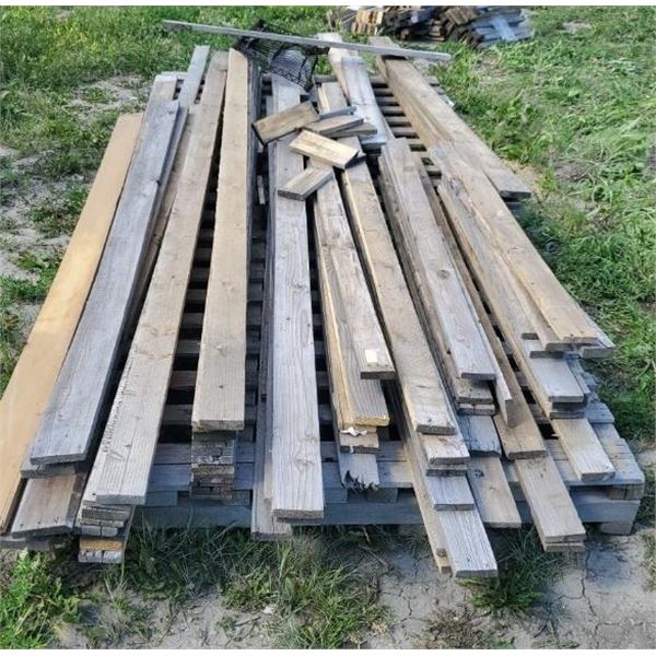 PALLET OF 1X4,1X6 5-16 FEET