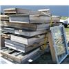 Image 1 : PALLET OF VARIOUS SIZED WOOD FRAMED WINDOWS