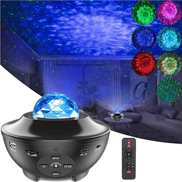 NEW REPACKED NIGHT LIGHT PROJECTOR SPEAKER