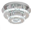 Image 1 : NEW REPACKED GANEED LED CRYSTAL CEILING LIGHT, 12"