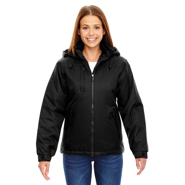 NEW M NORTH END LADIES BLACK INSULATED JACKET