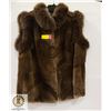 Image 1 : VINTAGE MINK LADIES VEST SIZE MEDIUM