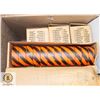 84 ROLLS ORANGE/BLACK FLAGGING/SURVEYOR TAPE