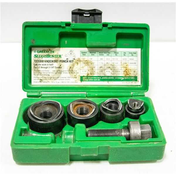 GREENLEE SLUG BUSTER 7235BB KNOCKOUT PUNCH SET