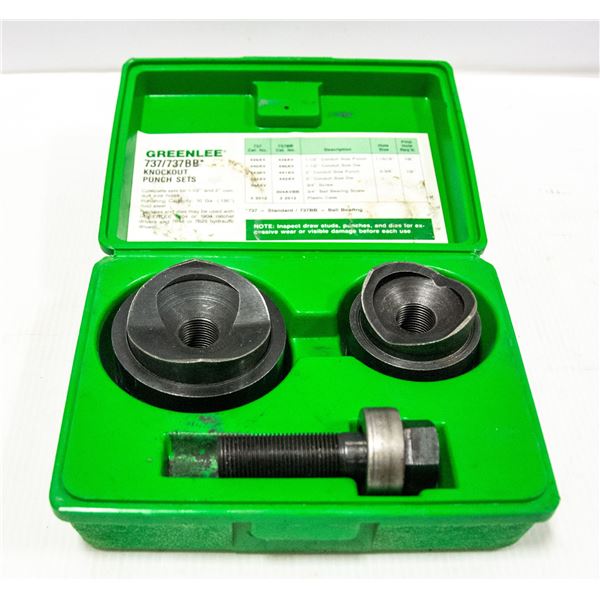 GREEN LEE BALL BEARING KNOCKOUT PUNCH SET