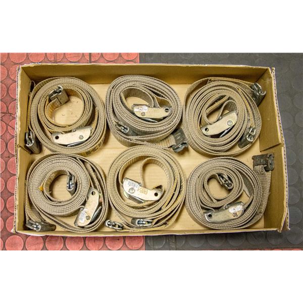 BOX OF 6 TIE DOWN STRAPS