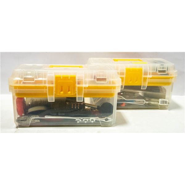2 TOOL BOXS FULL OF TOOLS AND MISC