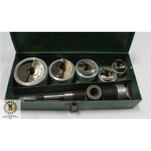 GREENLEE KNOCK OUT PUNCH SET 1/2"-2"