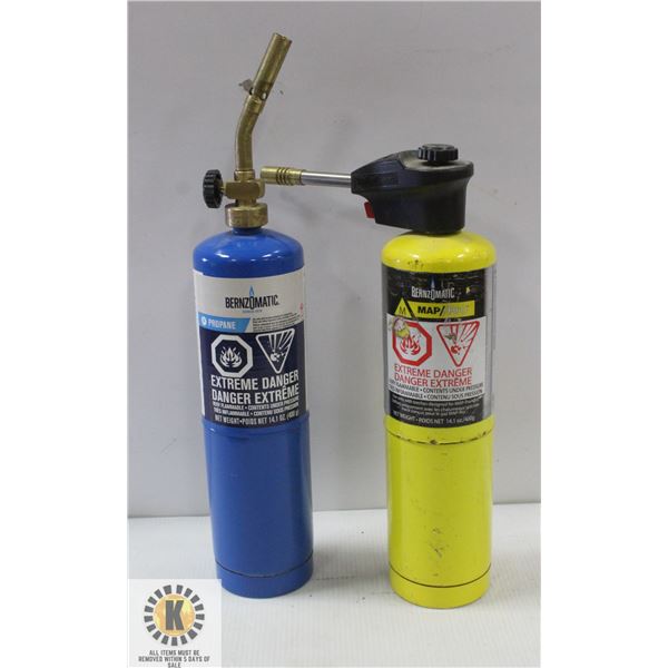 2 PROPANE TORCHES