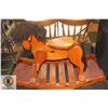 WOODEN ROCKING HORSE