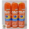 3 PACK GILLETTE FUSION ULTRA MOISTURIZING SHAVE