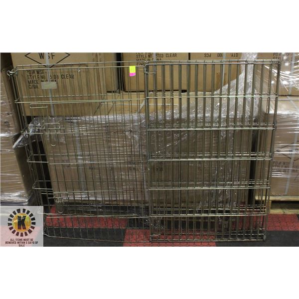 COLLAPSIBLE WIRE DOG KENNEL FOR LARGE BREED