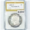 Image 1 : 1880-CC Morgan Silver Dollar PGA - MS66PL