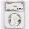 Image 1 : 1882-CC Morgan Silver Dollar PCI - MS64