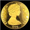 Image 1 : 1975 $100 Cold Cook Islands Coin GEM PROOF