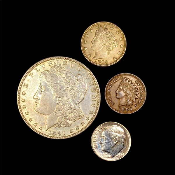 Misc Coins, x4 UNCIRCULATED