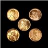 Image 1 : Wheat Cents, x5 UNCIRCULATED