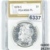 Image 1 : 1878-S Morgan Silver Dollar PGA - MS66PL