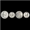 Image 1 : Misc Qaurters & Half Dollars, x4 UNCIRCULATED