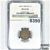 Image 1 : 1864 L Indian Head Cent NGC - MS62 BN