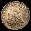 Image 1 : 1854 Arrows Seated Liberty Half Dime NEARLY UNC