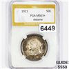 Image 1 : 1921 Alabama Half Dollar PGA - MS63+