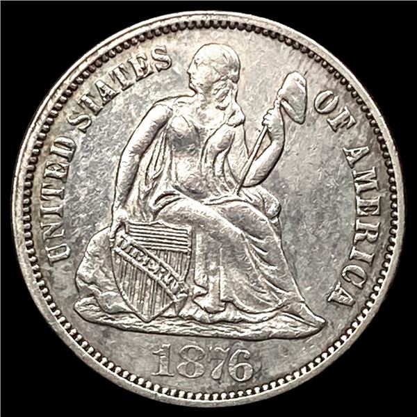1876 Seated Liberty Dime UNCIRCULATED