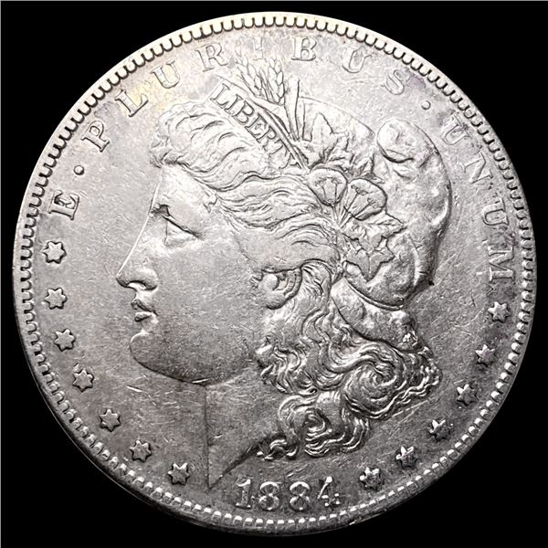 1884-S Morgan Silver Dollar NEARLY UNCIRCULATED