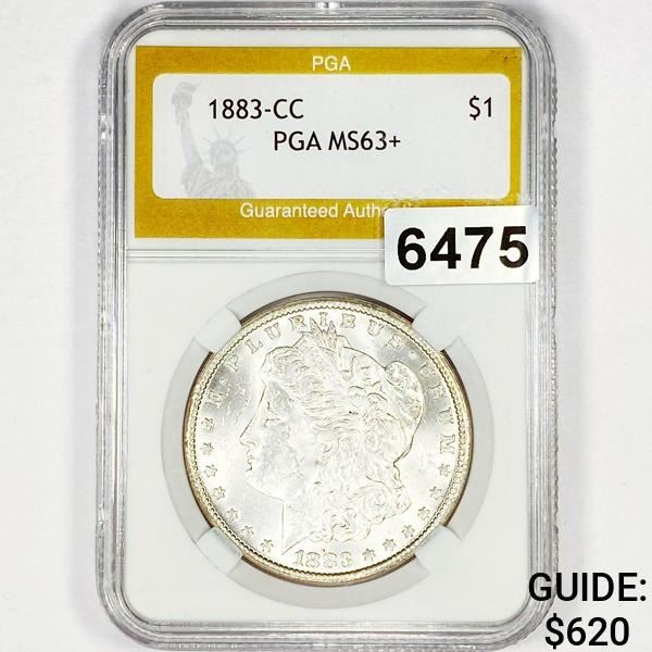 1883-CC Morgan Silver Dollar PGA - MS63+
