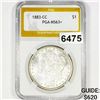 Image 1 : 1883-CC Morgan Silver Dollar PGA - MS63+