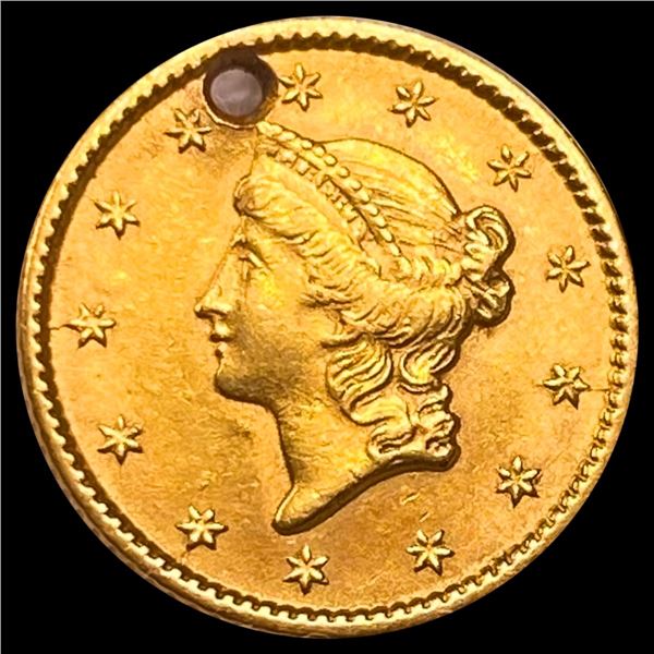 1853 Rare Gold Dollar NEARLY UNCIRCULATED