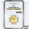 Image 1 : 1987-W Constitut $5 Gold Half Eagle NGC - MS70